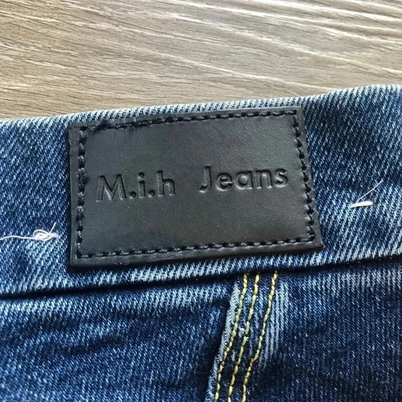 M.I.H Marrakesh Jean High Rise Kick Flare Denim Frayed Hem Womens Size 29 - Picture 4 of 13